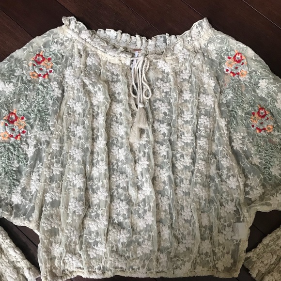 Free people lace blouse - Picture 3 of 5